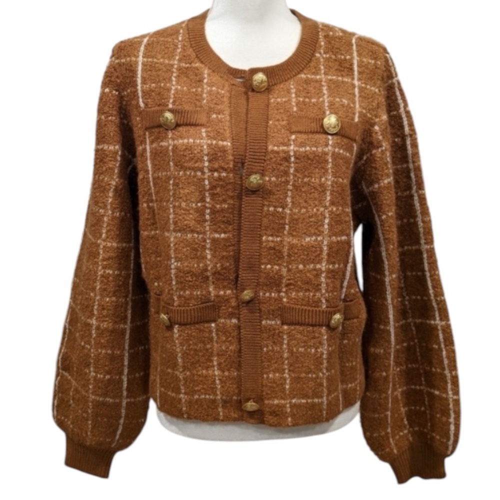 Marled Cardigan Sweater